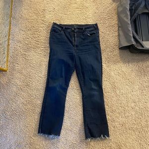 MOTHER ankle fray jeans size 30